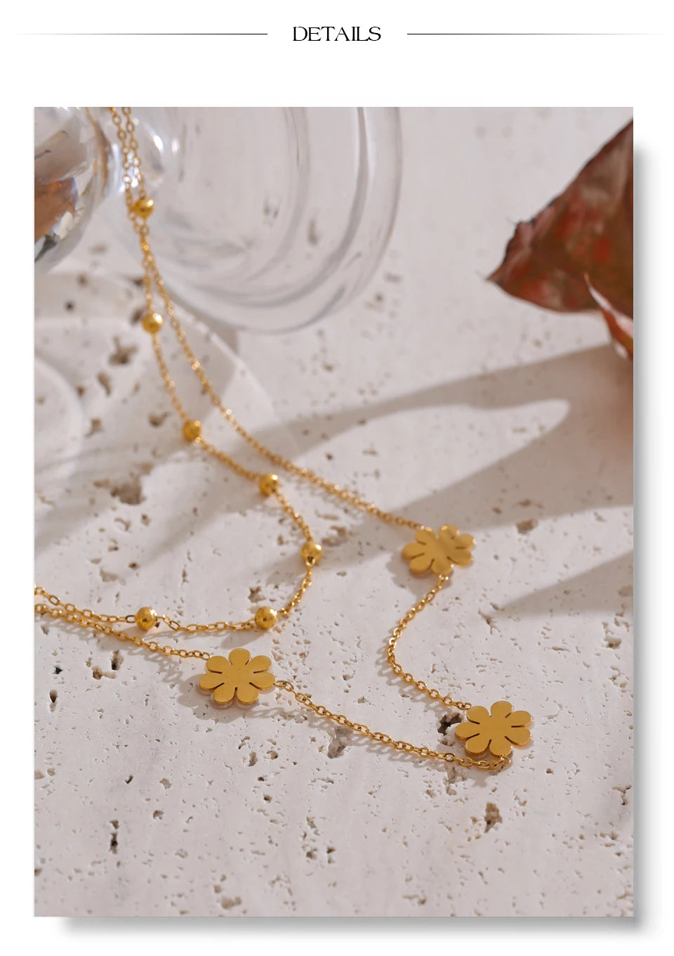 Flowers & Shells Necklace
