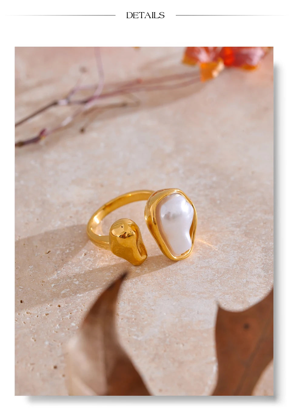 Baroque Pearl Ring