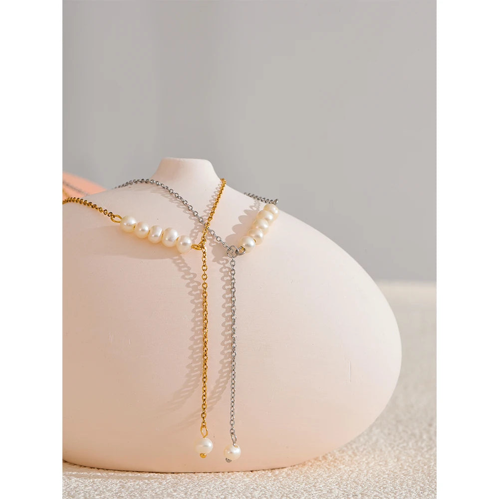 Freshwater Pearl Chain Long