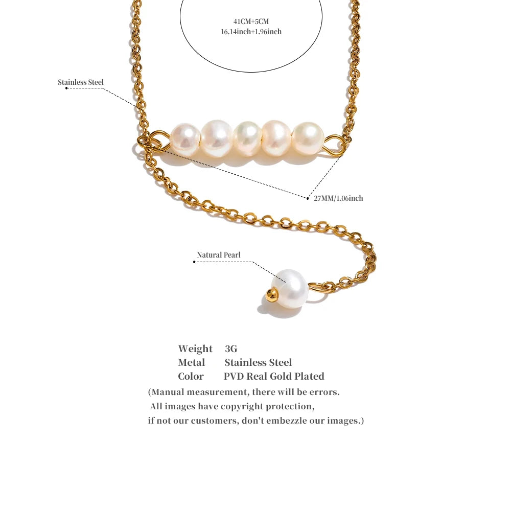 Freshwater Pearl Chain Long