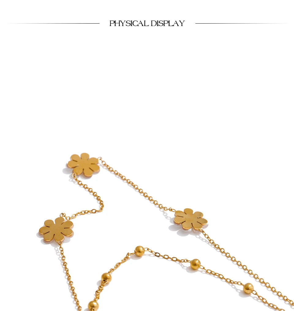 Flowers & Shells Necklace