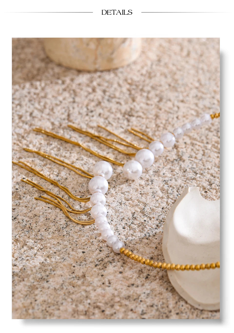 Tassel Drop Chocker Necklace