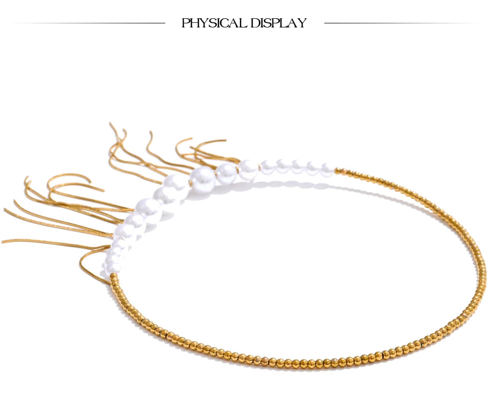 Tassel Drop Chocker Necklace