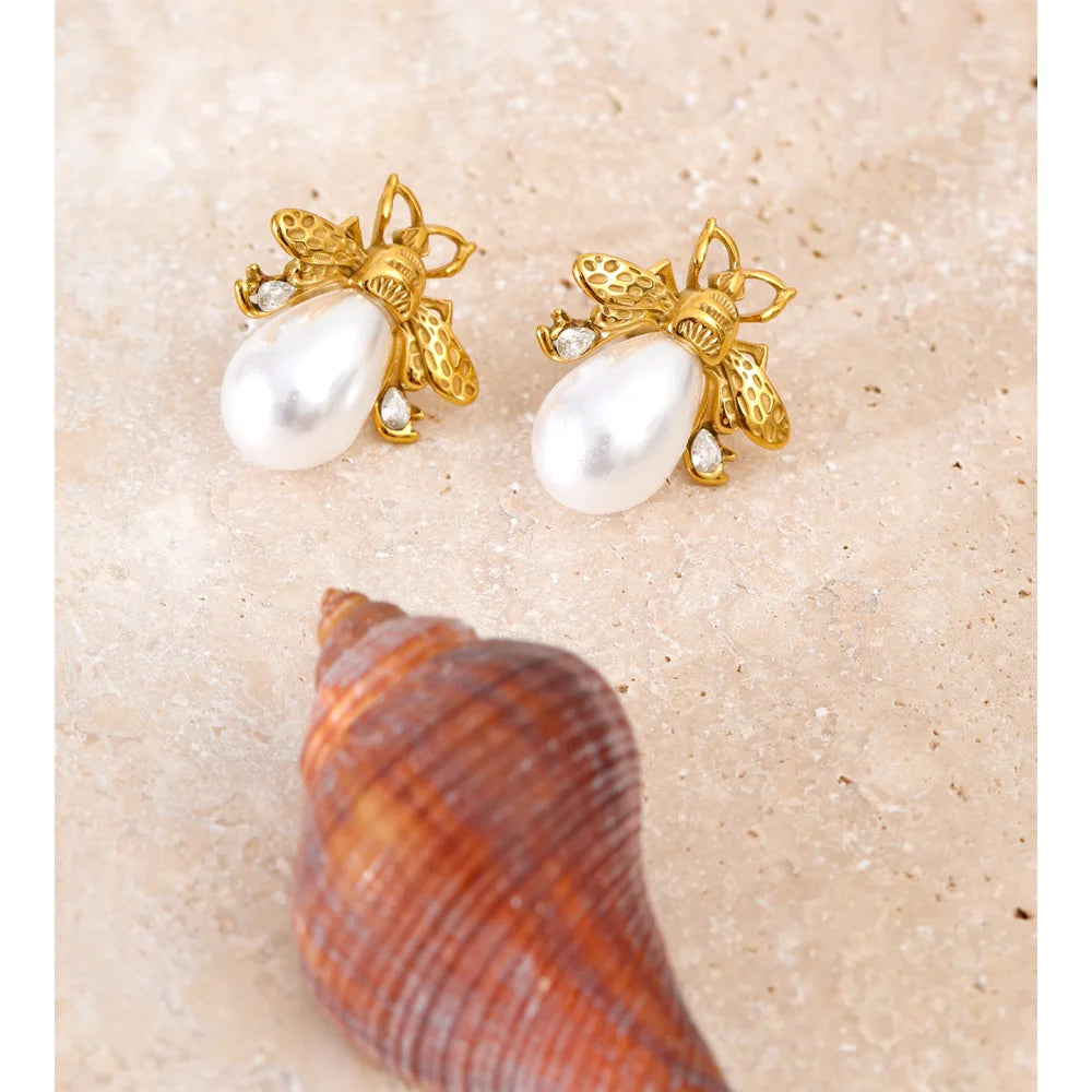 Bee Stud Earrings