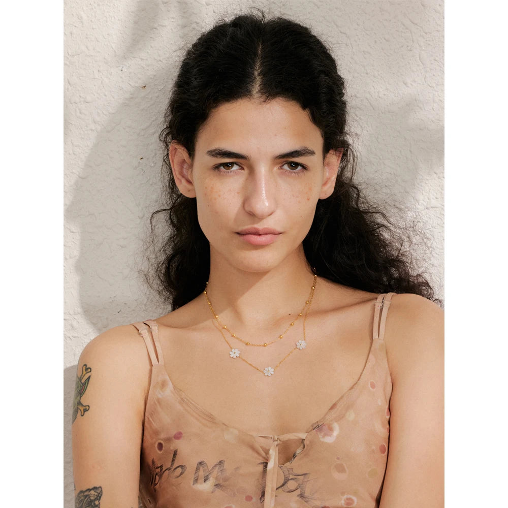 Flowers & Shells Necklace