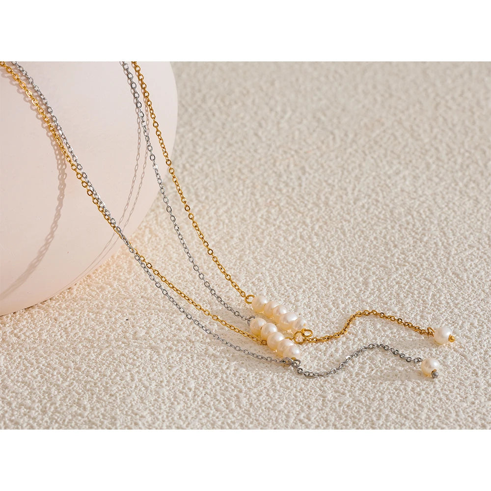 Freshwater Pearl Chain Long