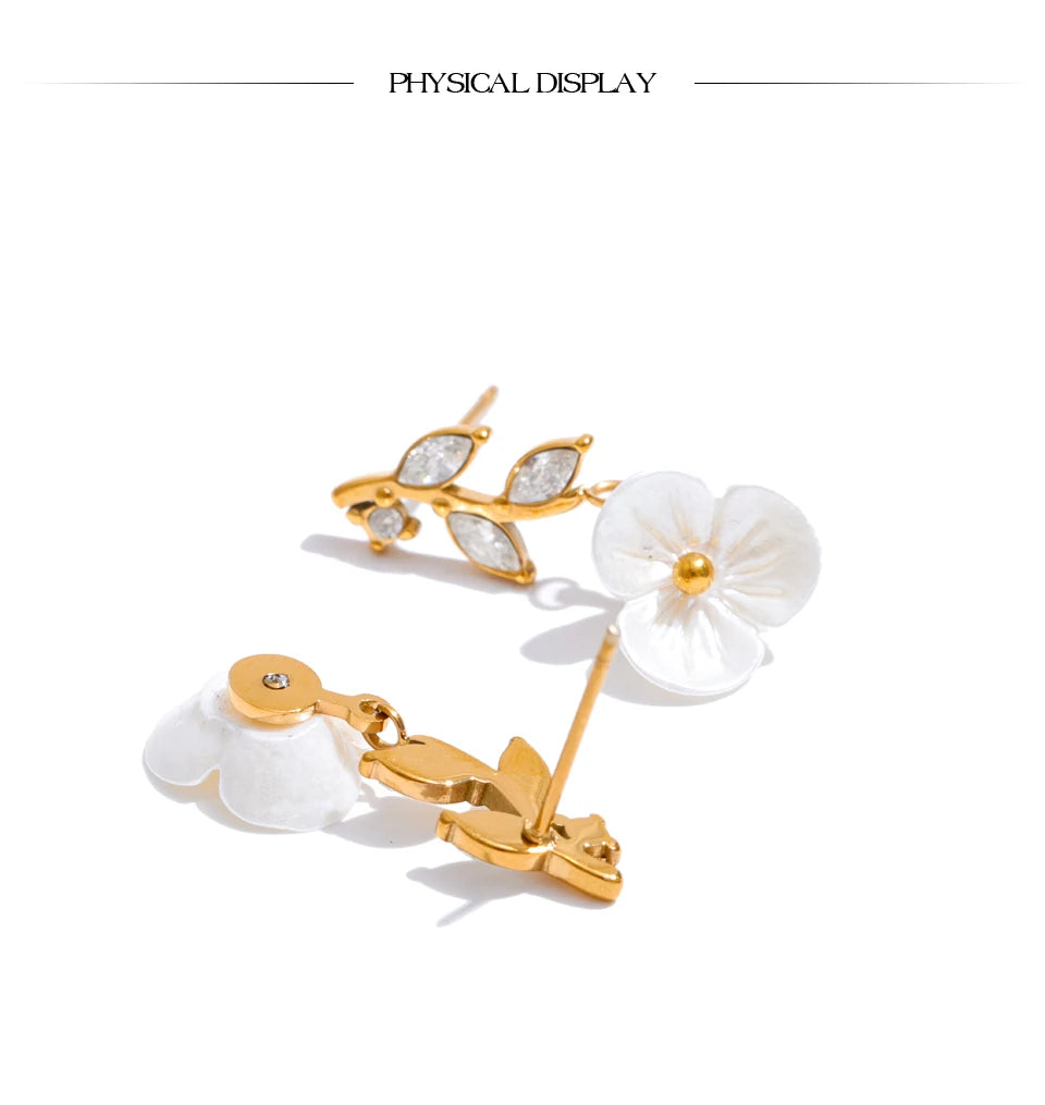 Studded Abstract Cubic Zirconia