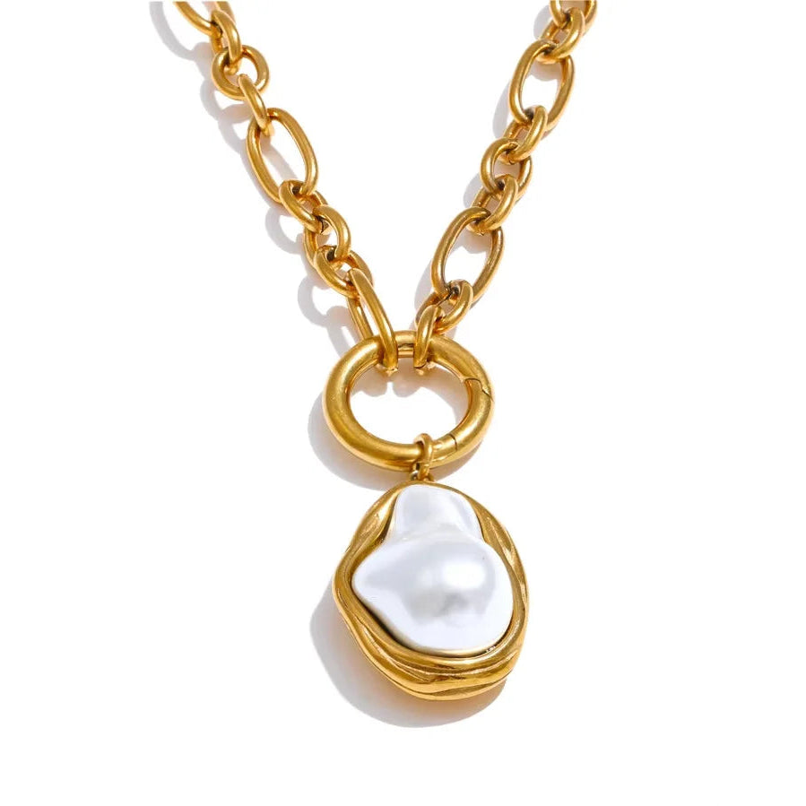 Cuban Chain Pendant&Earring