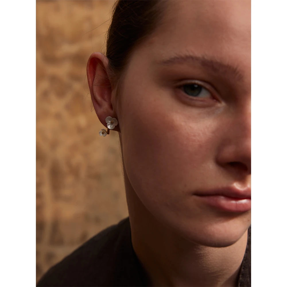 Studded Abstract Earrings