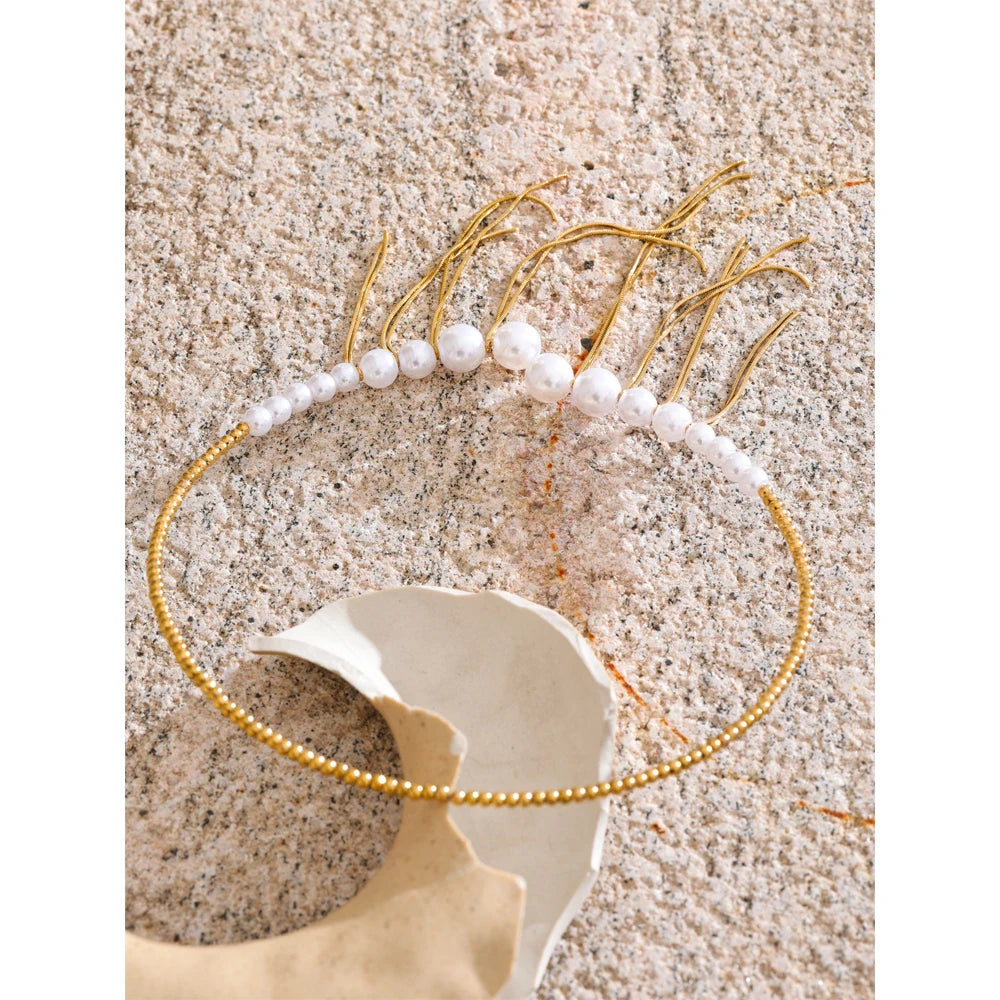 Tassel Drop Chocker Necklace